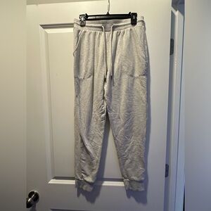Grey sweatpants